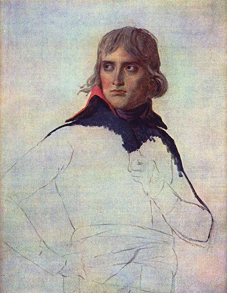 Jacques-Louis David Portrait of General Napoleon Bonaparte oil painting image